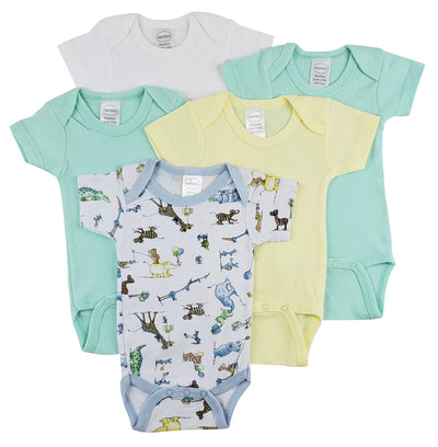 An image displaying Short Sleeve One Piece 5 Pack by Bambini