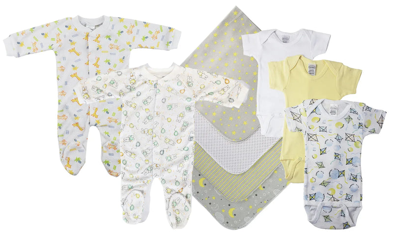 An image displaying Unisex Baby 9 Piece Sets by Bambini