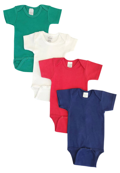 An image displaying Unisex Baby 4 Piece Onezies by Bambini