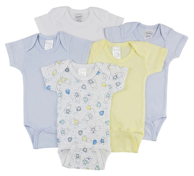 An image displaying Short Sleeve One Piece 5 Pack by Bambini