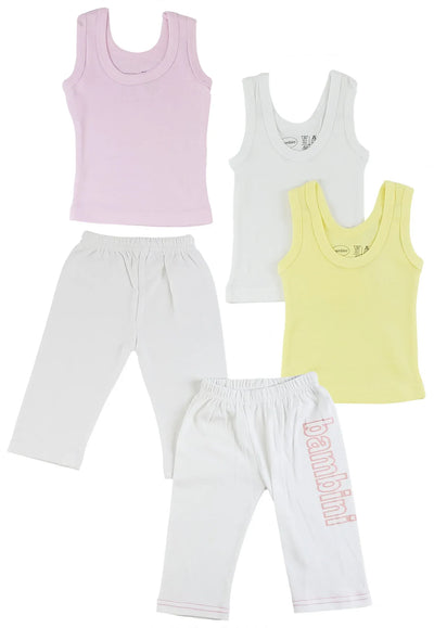 An image displaying Girls Tank Tops And Track Sweatpants by Bambini