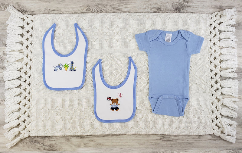 An image displaying 3 Piece Baby Clothes Set by Bambini