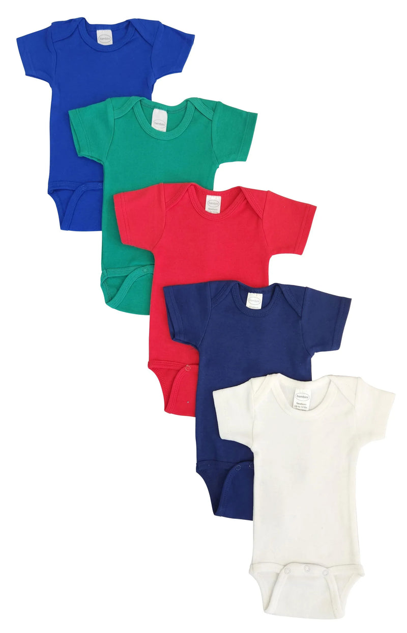 An image displaying Unisex Baby 5 Piece Onezies by Bambini