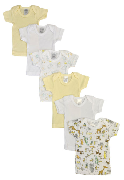 An image displaying Unisex Baby 6 Piece Shirts by Bambini