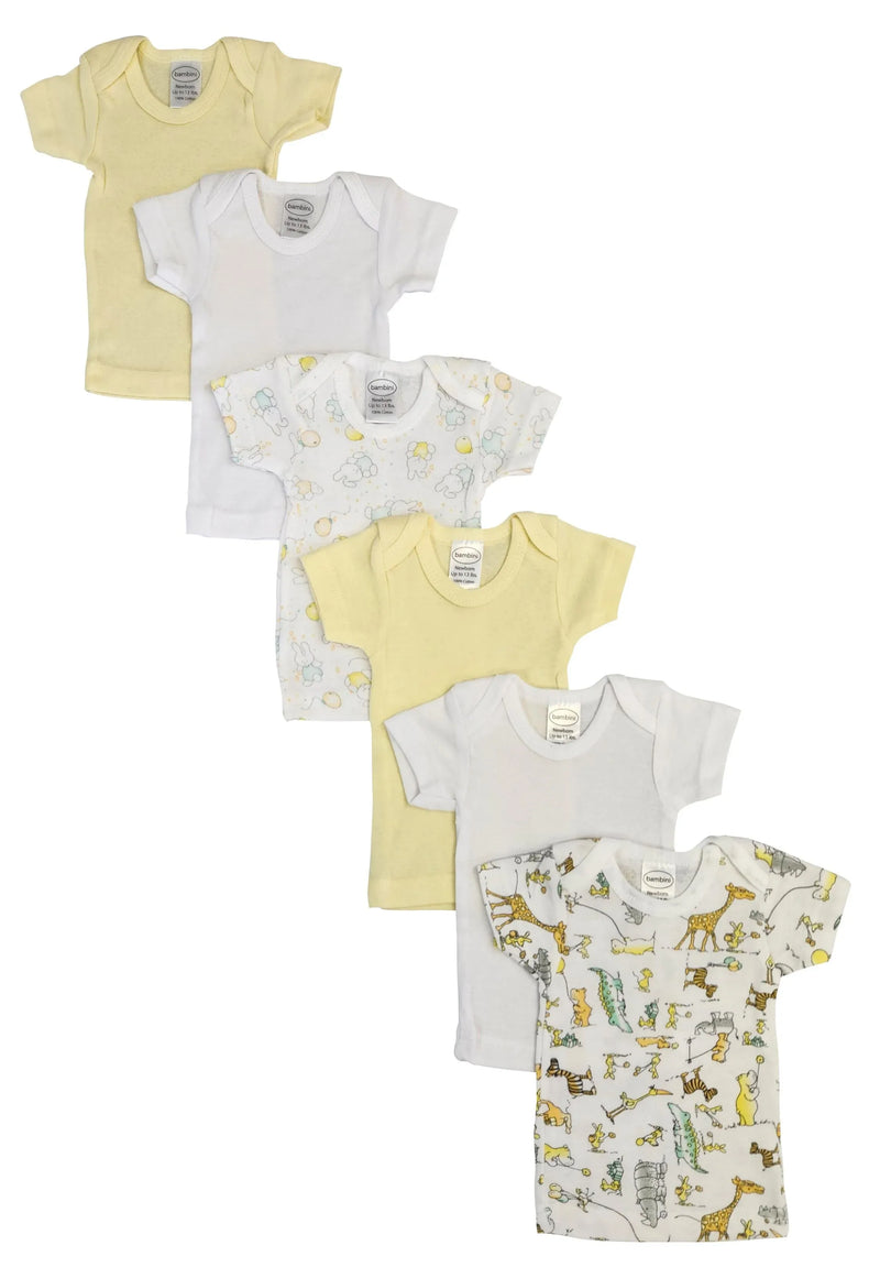 An image displaying Unisex Baby 6 Piece Shirts by Bambini
