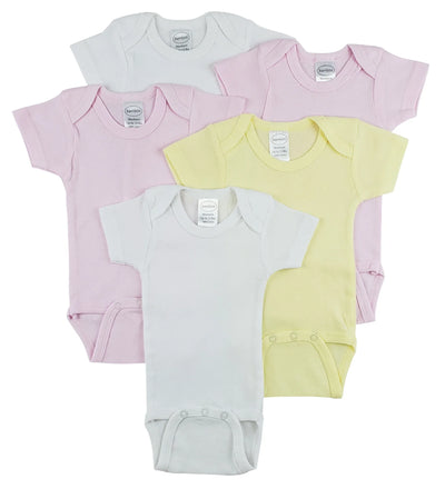 An image displaying Short Sleeve One Piece 5 Pack by Bambini