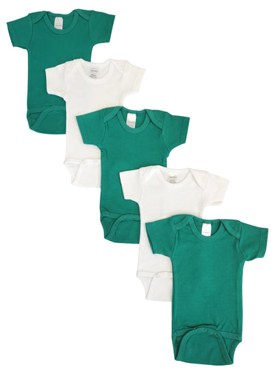 An image displaying Unisex Baby 5 Piece Onezies by Bambini