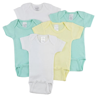 An image displaying Short Sleeve One Piece 5 Pack by Bambini