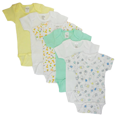 An image displaying Boys Printed Short Sleeve 6 Pack by Bambini