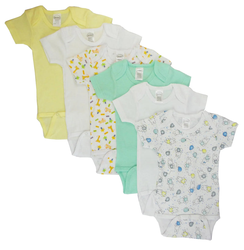 An image displaying Boys Printed Short Sleeve 6 Pack by Bambini