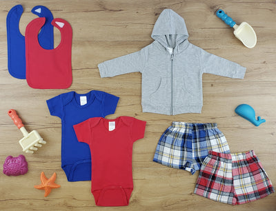 An image displaying 7 Piece Baby Clothes Set by Bambini