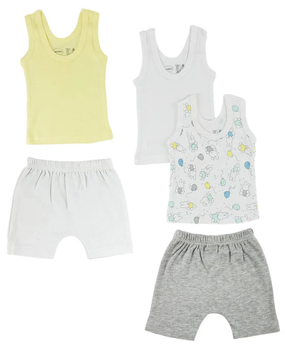 An image displaying Girls Tank Tops And Shorts by Bambini