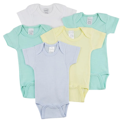 An image displaying Short Sleeve One Piece 5 Pack by Bambini