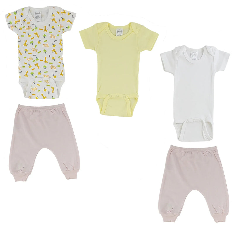 An image displaying Infant Onezies And Joggers by Bambini
