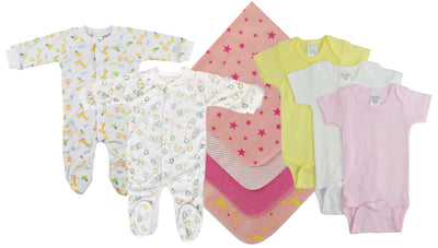 An image displaying Baby Girls 9 Piece Sets by Bambini