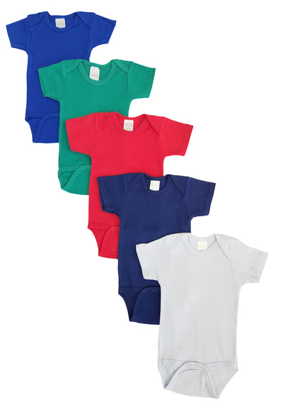 An image displaying Unisex Baby 5 Piece Onezies by Bambini