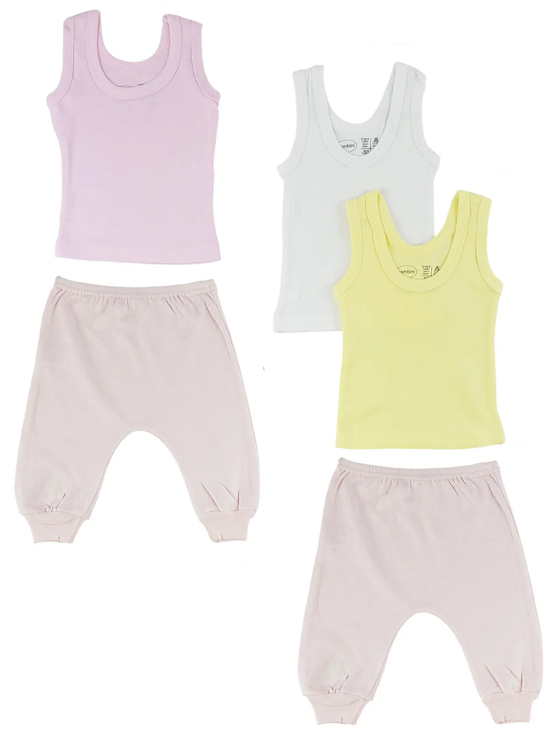 An image displaying Girls Tank Tops And Joggers by Bambini