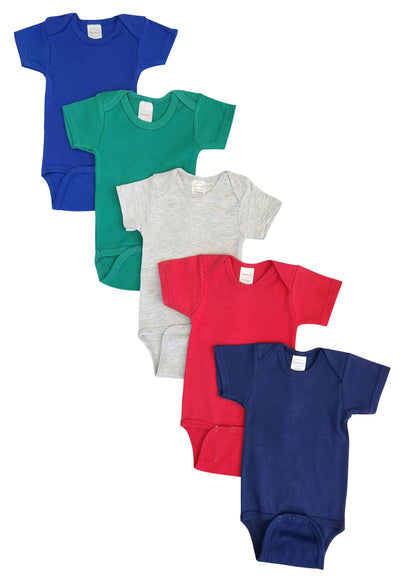 An image displaying Unisex Baby 5 Piece Onezies by Bambini