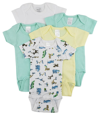 An image displaying Short Sleeve One Piece 5 Pack by Bambini