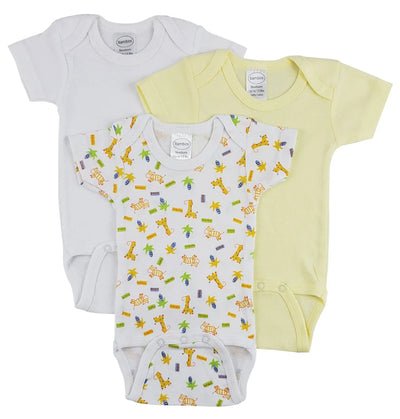 An image displaying Short Sleeve One Piece 3 Pack by Bambini