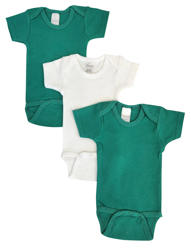 An image displaying Unisex Baby 3 Piece Onezies by Bambini