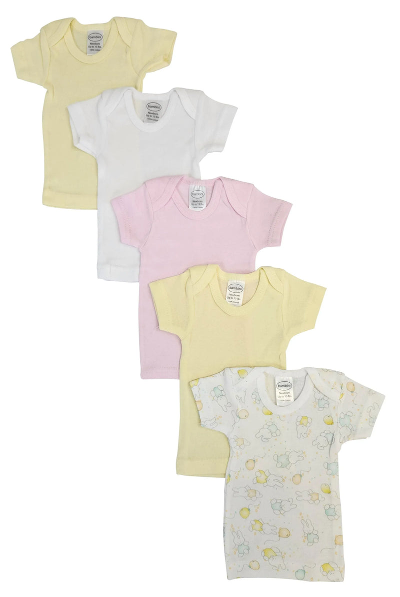 An image displaying Unisex Baby 5 Piece Shirts by Bambini