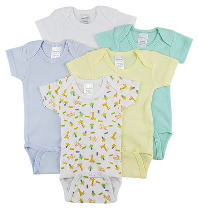 An image displaying Short Sleeve One Piece 5 Pack by Bambini
