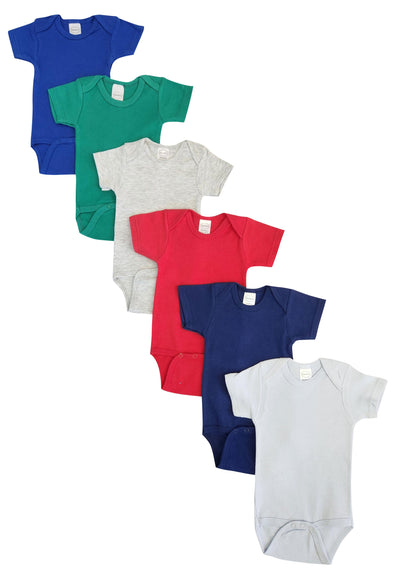 An image displaying Unisex Baby 6 Piece Onezies by Bambini