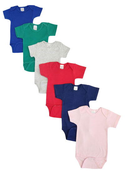 An image displaying Baby 6 Piece Onezies by Bambini