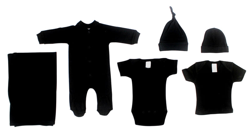 An image displaying Black 6 Piece Set by Bambini