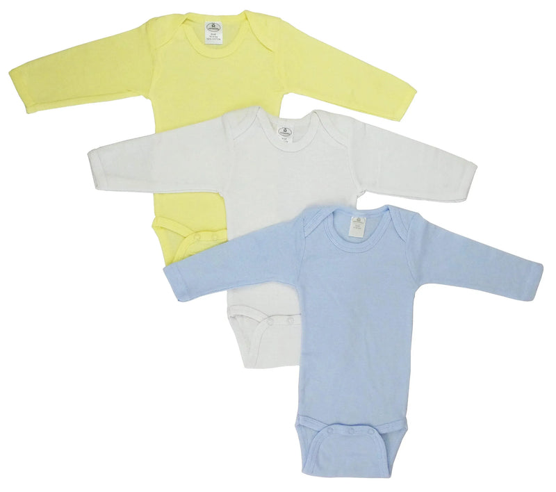 An image displaying Boys Pastel Long Sleeve Onezie by Bambini