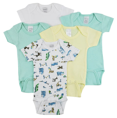 An image displaying Short Sleeve One Piece 5 Pack by Bambini