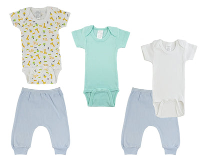 An image displaying Infant Onezies And Joggers by Bambini