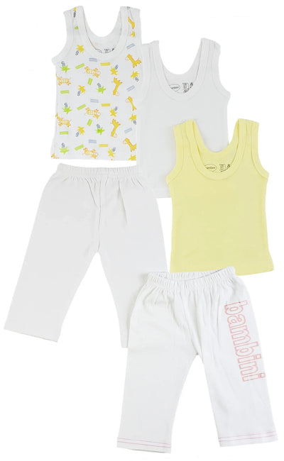 An image displaying Girls Tank Tops And Track Sweatpants by Bambini
