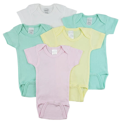 An image displaying Short Sleeve One Piece 5 Pack by Bambini