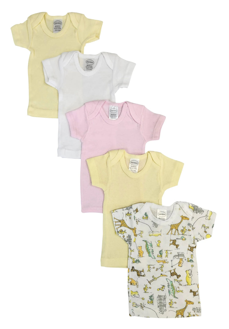 An image displaying Unisex Baby 5 Piece Shirts by Bambini