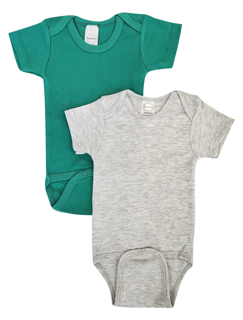 An image displaying Unisex Baby 2 Piece Onezies by Bambini