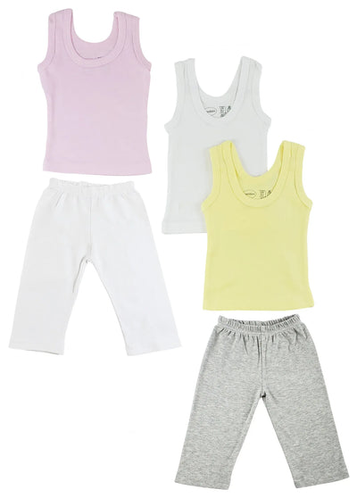 An image displaying Girls Tank Tops And Track Sweatpants by Bambini