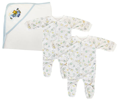 An image displaying Closed-toe Sleep & Play (pack Of 3 ) by Bambini