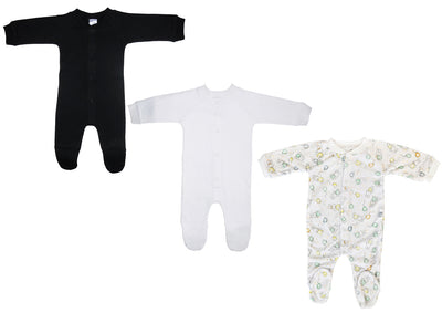 An image displaying Unisex Closed-toe Sleep & Play (pack Of 3 ) by Bambini