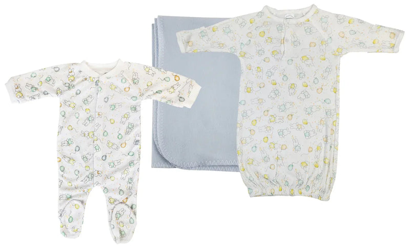An image displaying Newborn Baby 3 Piece Sets by Bambini