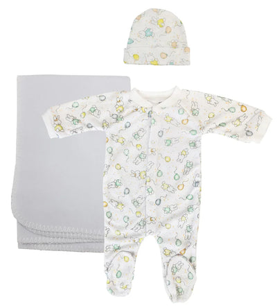 An image displaying Girls Newborn Baby 3 Piece Sets by Bambini