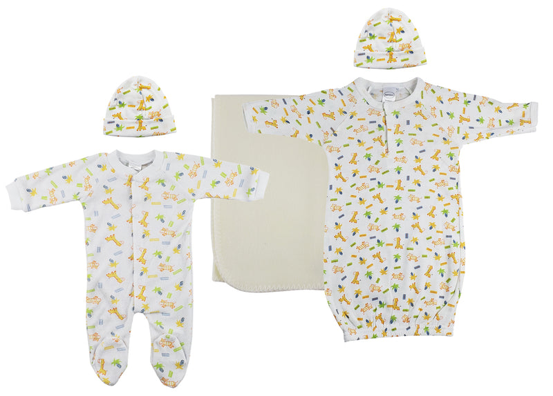 An image displaying Unisex Newborn Baby 5 Piece Sets by Bambini