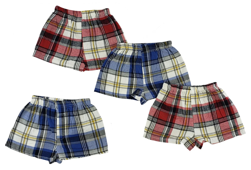 An image displaying Toddler Boxer Shorts - 4 Piece Set by Bambini