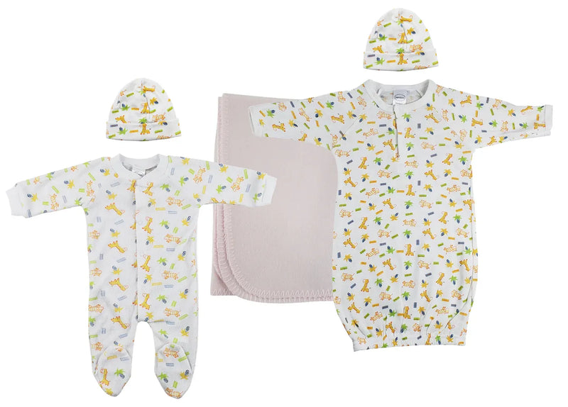 An image displaying Girls Newborn Baby 5 Piece Sets by Bambini