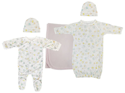 An image displaying Girls Newborn Baby 5 Piece Sets by Bambini