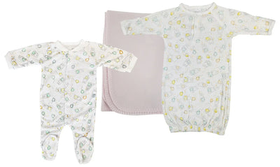 An image displaying Girls Newborn Baby 3 Piece Sets by Bambini