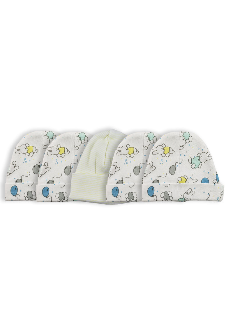 An image displaying Baby Cap (pack Of 5) by Bambini
