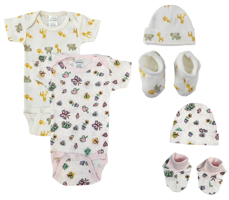 An image displaying Newborn Baby Girl 6 Piece Sets by Bambini