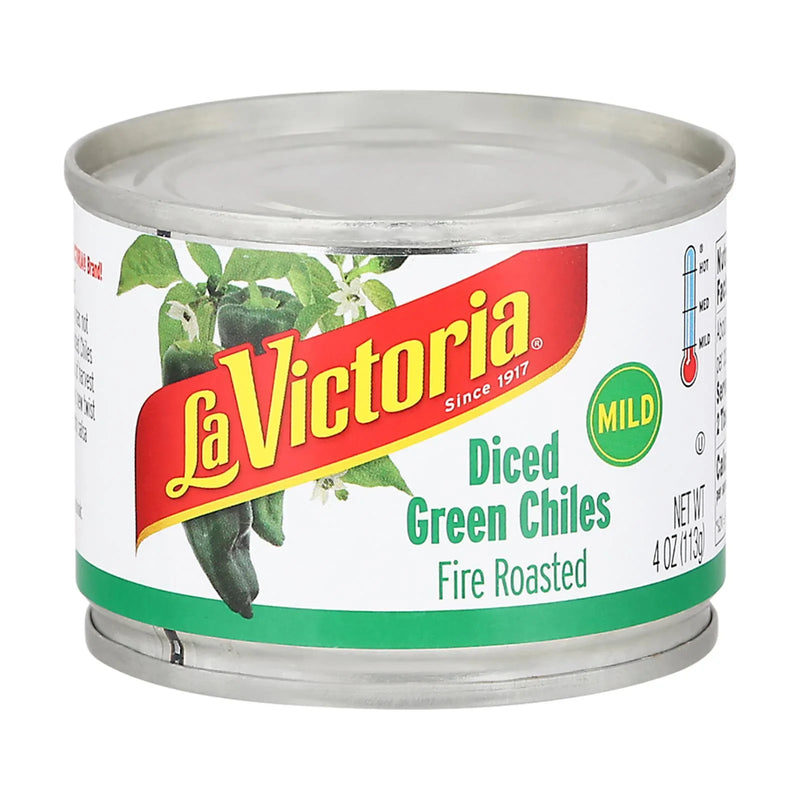 La Victoria - Chilies Diced Green Mild - Case Of 24 - 4 Ounce